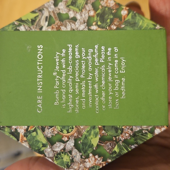 BOMB PARTY PERIDOT Stud Earrings - Picture 4 of 6